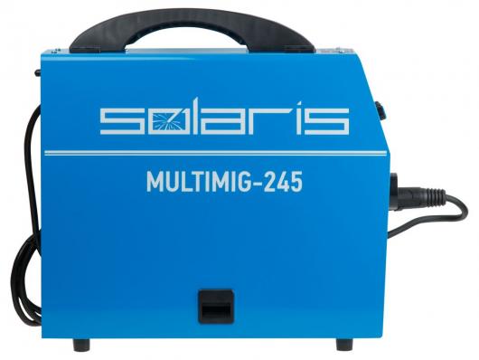 SOLARIS MULTIMIG 245 Cварочный полуавтомат (220В, 30-240A, MIG/MMA/TIG, горелка 3 м, арт. ЦВ-2554493764)
