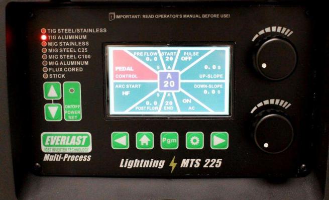 Полуавтомат EVERLAST Lightning MTS 225 (MIG/TIG/STICK) 2EV225MTS