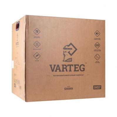 Varteg G5000I Инверторный бензиновый генератор (230В 50Гц, 4.7кВт, 7л.с., 36кг) (8457)