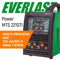 EVERLAST PowerMTS 221STI Сварочный полуавтомат (220В, 10-250A, AC/DC MIG и TIG режимы, MMA, STICK, сварка алюминия, память настроек, 30 кг)  2EV221MTS
